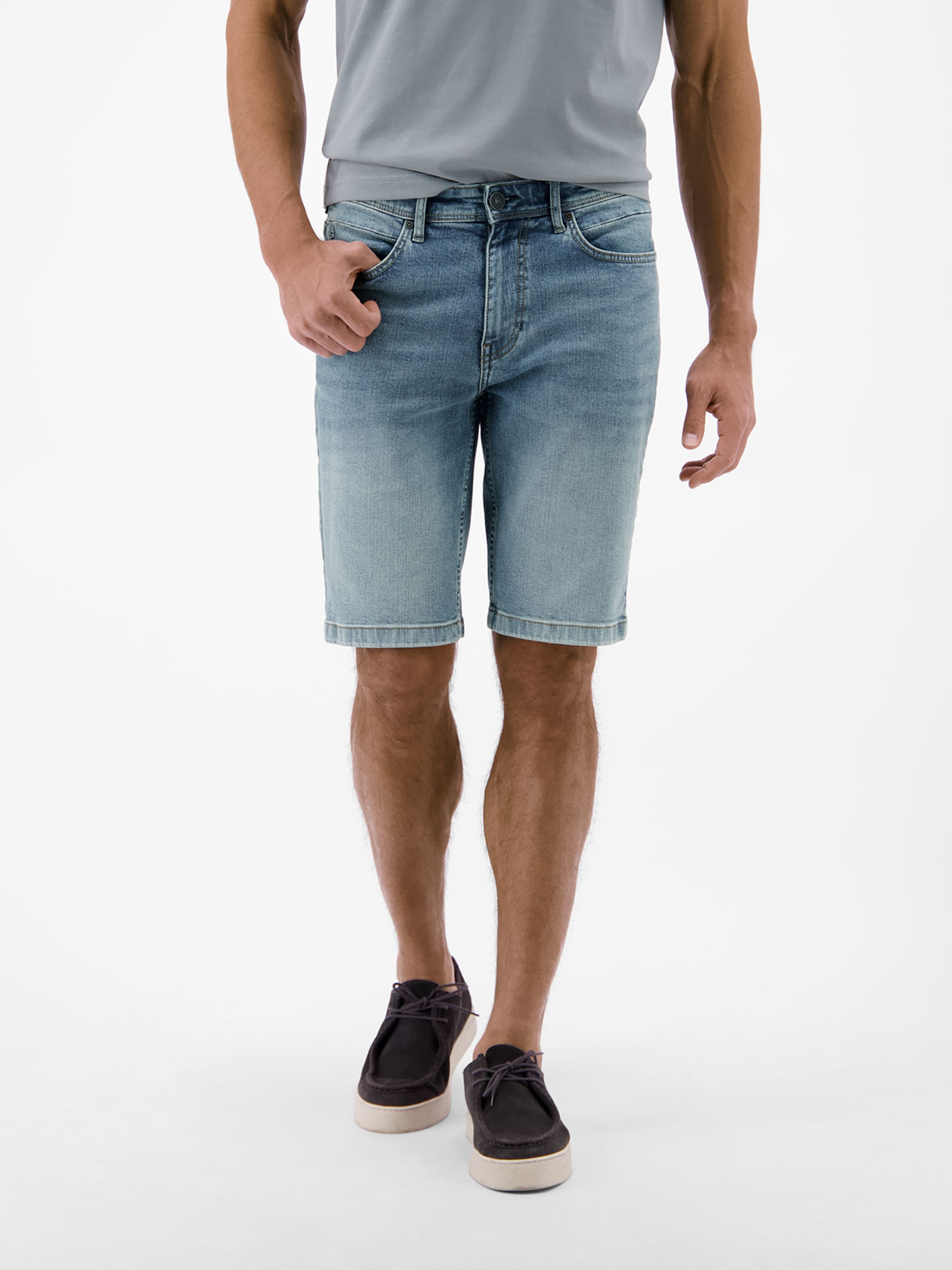 LERROS Chino trousers in Blue: front