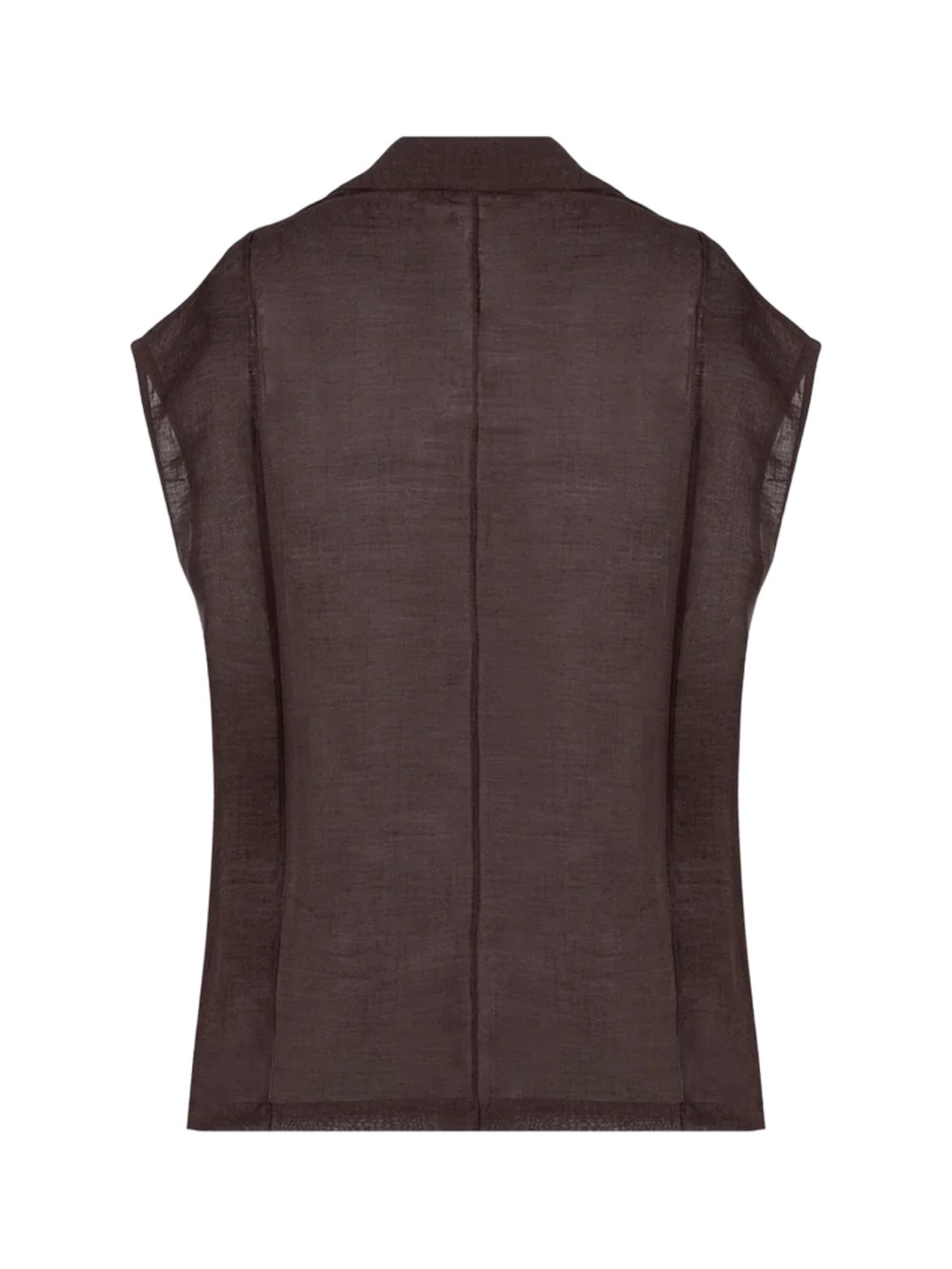 SILK & CASHMERE Shirt in Brown