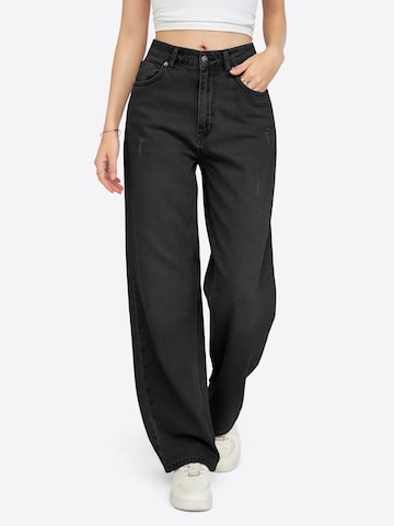 Imily Bela Loose fit Jeans in Black: front