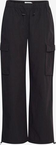 Loosefit Pantaloni cargo 'Demete' di b.young in nero: frontale