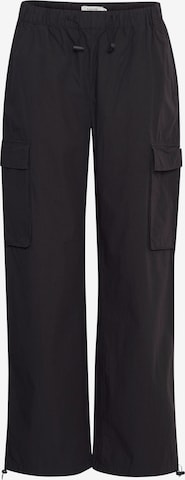 Pantalon cargo 'Demete' b.young en noir : devant