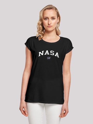 F4NT4STIC Shirt 'NASA' in Zwart: voorkant