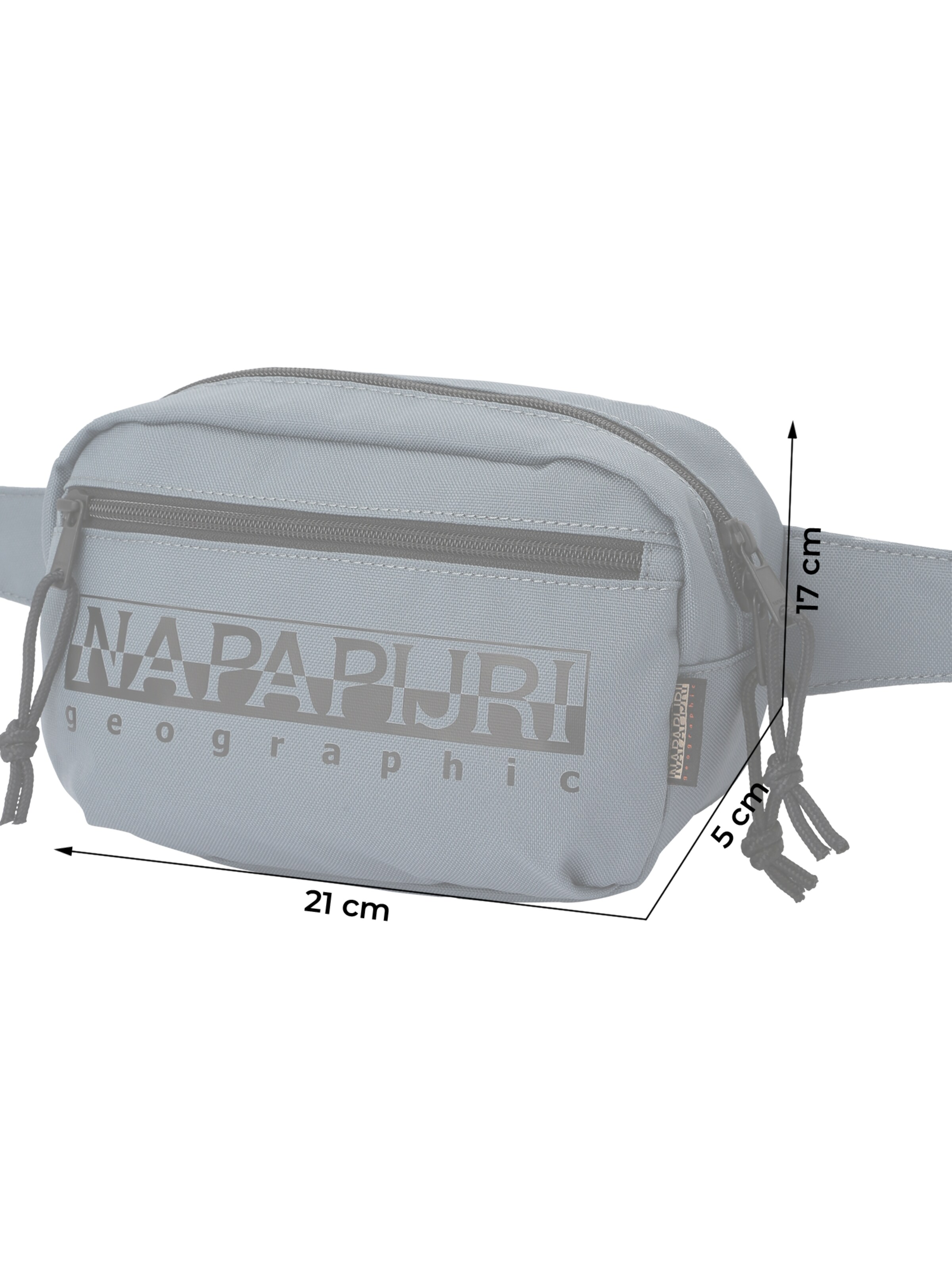 NAPAPIJRI Bæltetaske 'H-CALA' i røgblå / sort, Produktvisning