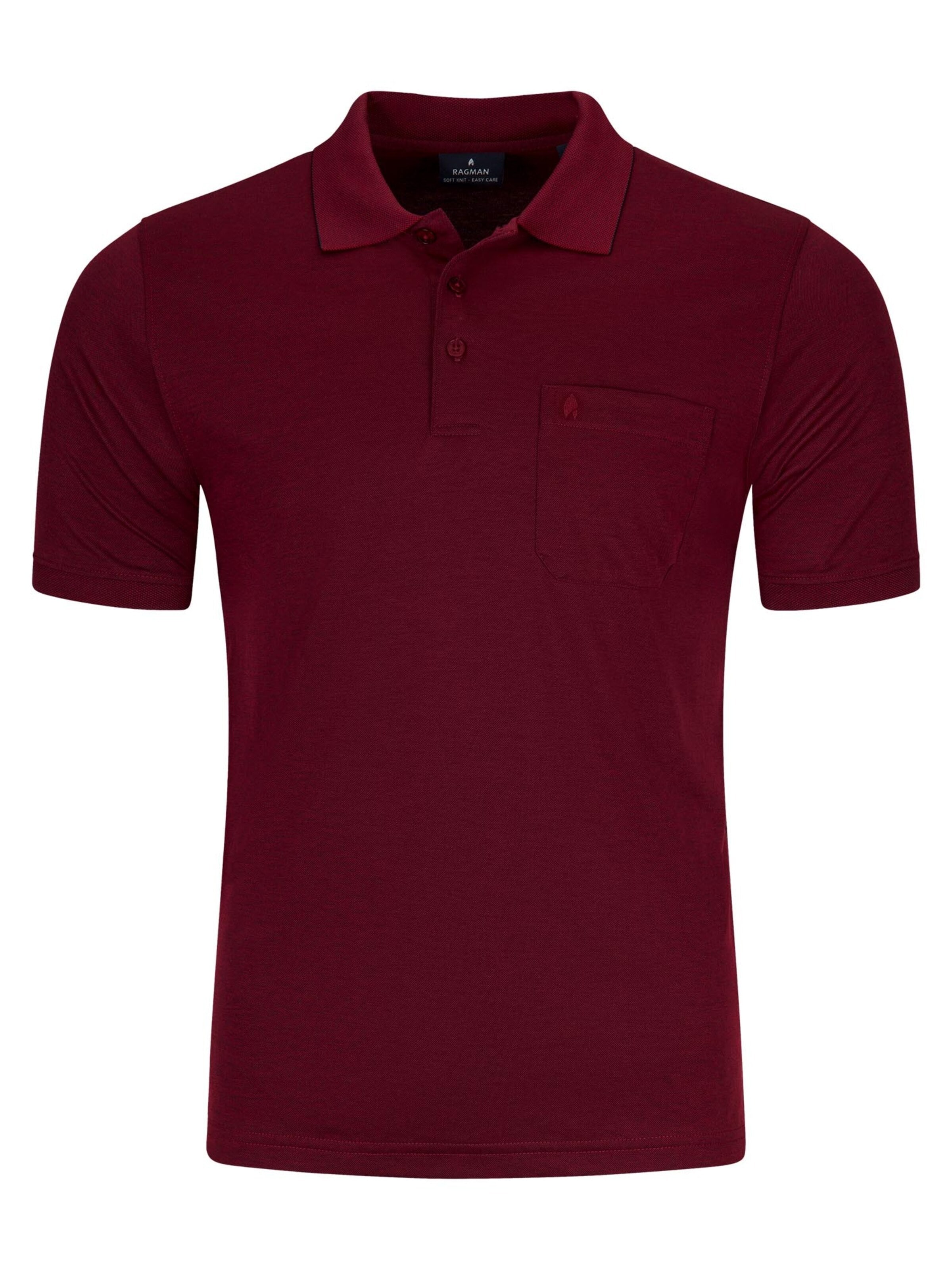 Ragman Shirt 'Basic' in Red: front