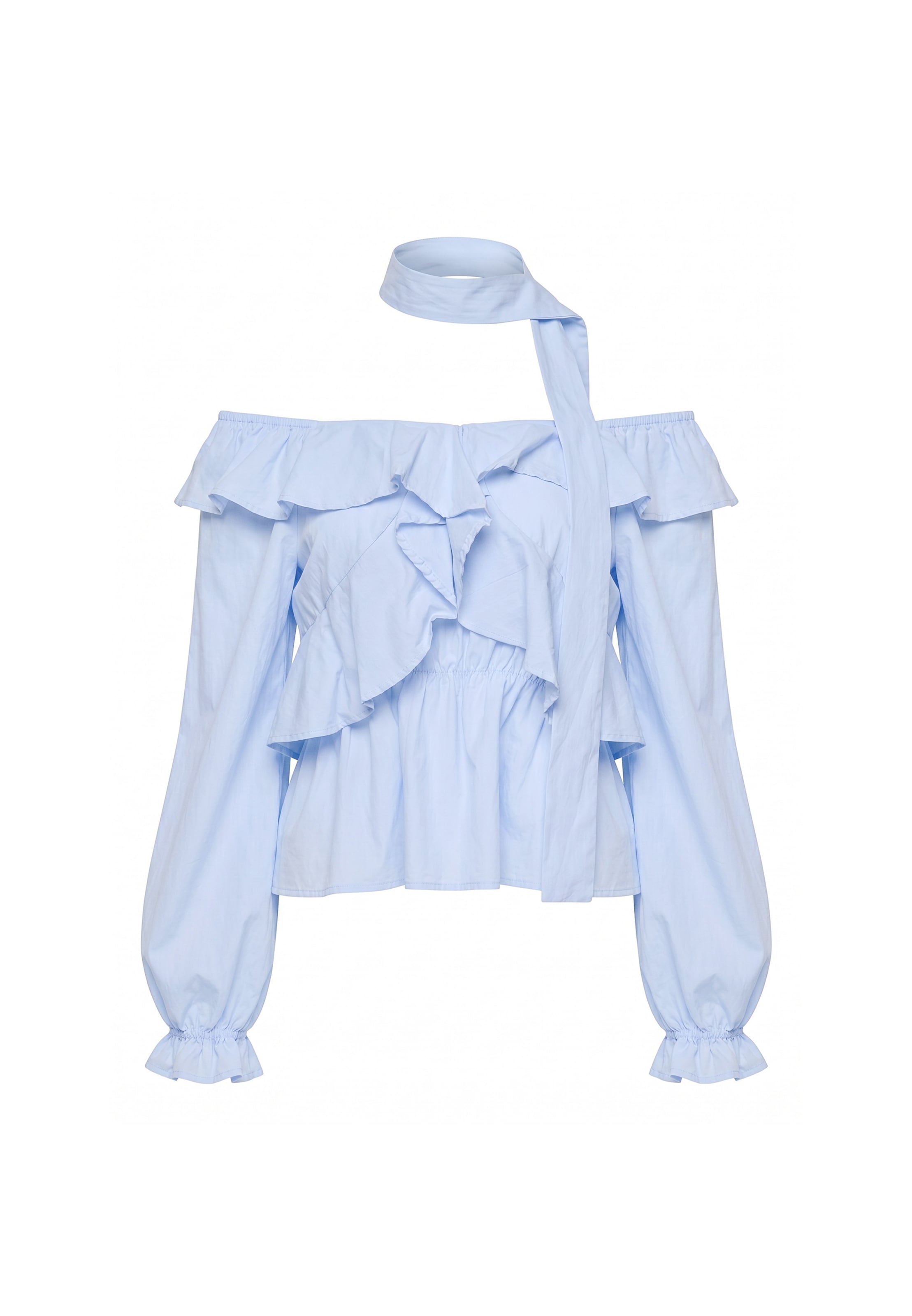 faina Blusa en XS en azul, Vista del producto