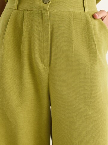 Bianco Lucci - Calças de fato em verde