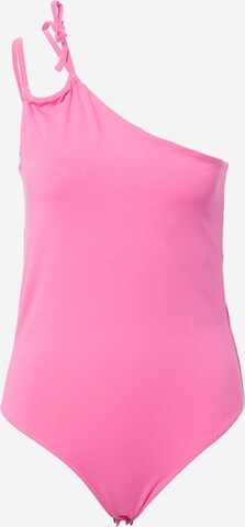 NU-IN Shirt body in Roze: voorkant