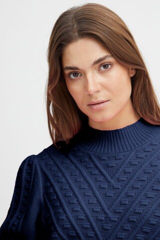 PULZ Jeans Pullover in Blau