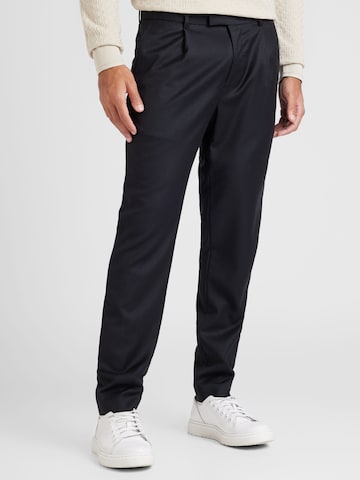 JOOP! Normální Kalhoty se sklady v pase 'Bennet' – černá: přední strana