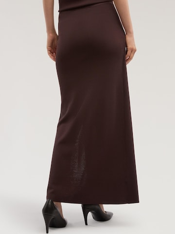 Trussardi - Falda en marrón