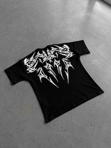 Kleidermafia T-shirt 'Oversize Mafia Tribal T-shirt - Black' i svart