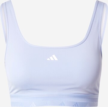 Bustier Soutien-gorge de sport 'Aeroreact' ADIDAS PERFORMANCE en bleu : devant