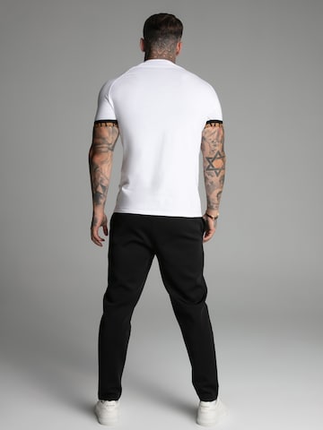 Coupe slim Pantalon SikSilk en noir