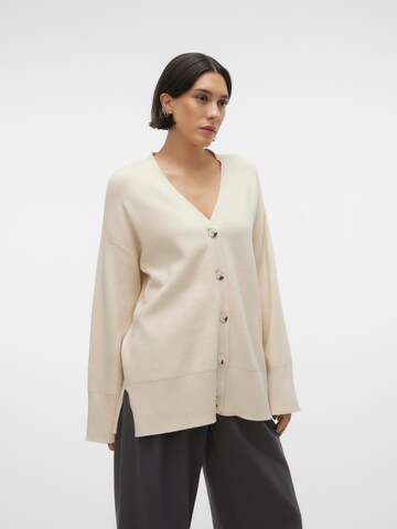 VERO MODA Cardigan 'GOLDNEEDLE' i beige