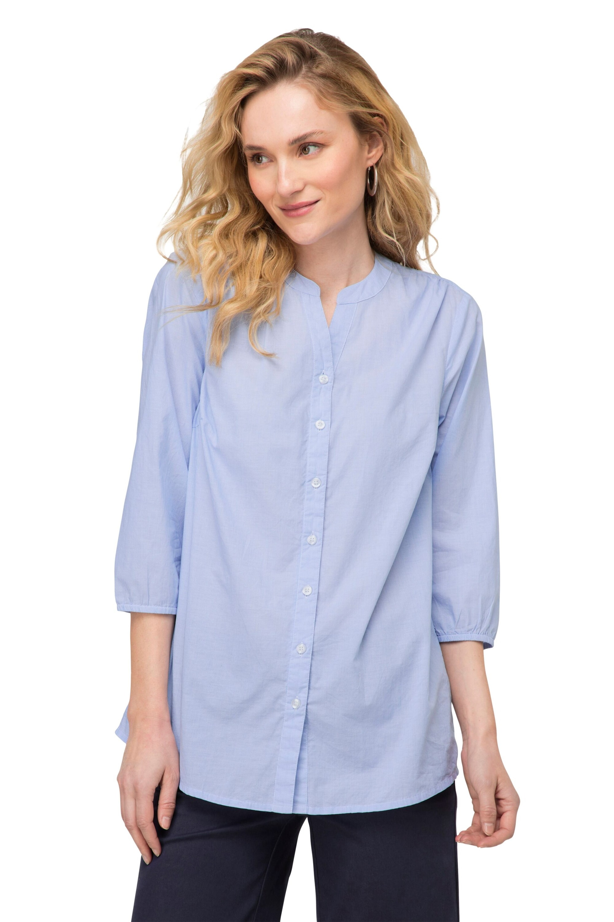 LAURASØN Bluse in Blau: Vorderseite