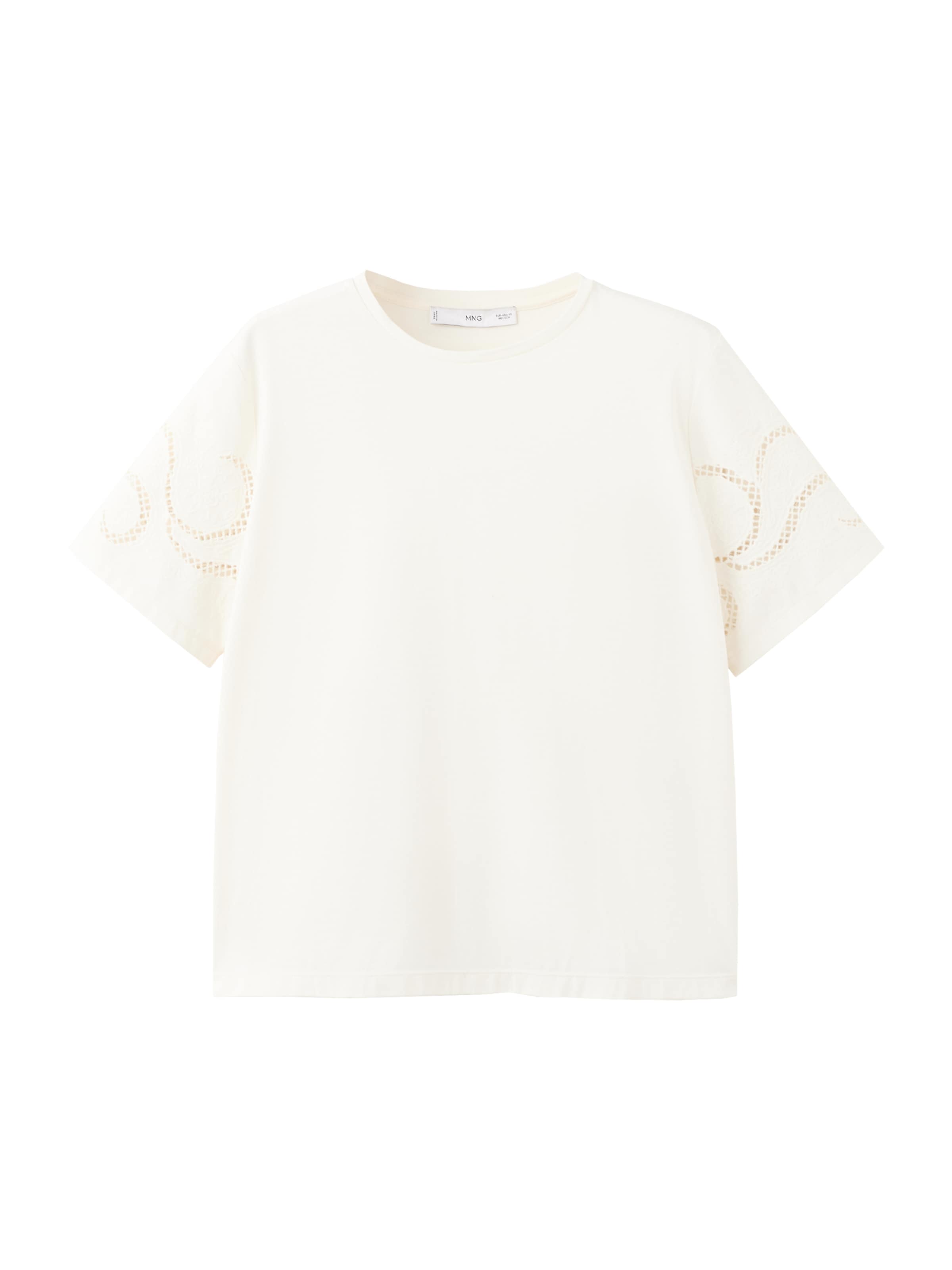 MANGO Póló 'PETUNIA' - bézs: elől
