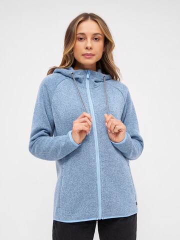 Sea Ranch Fleece Jacket 'Bea' in Blue: front