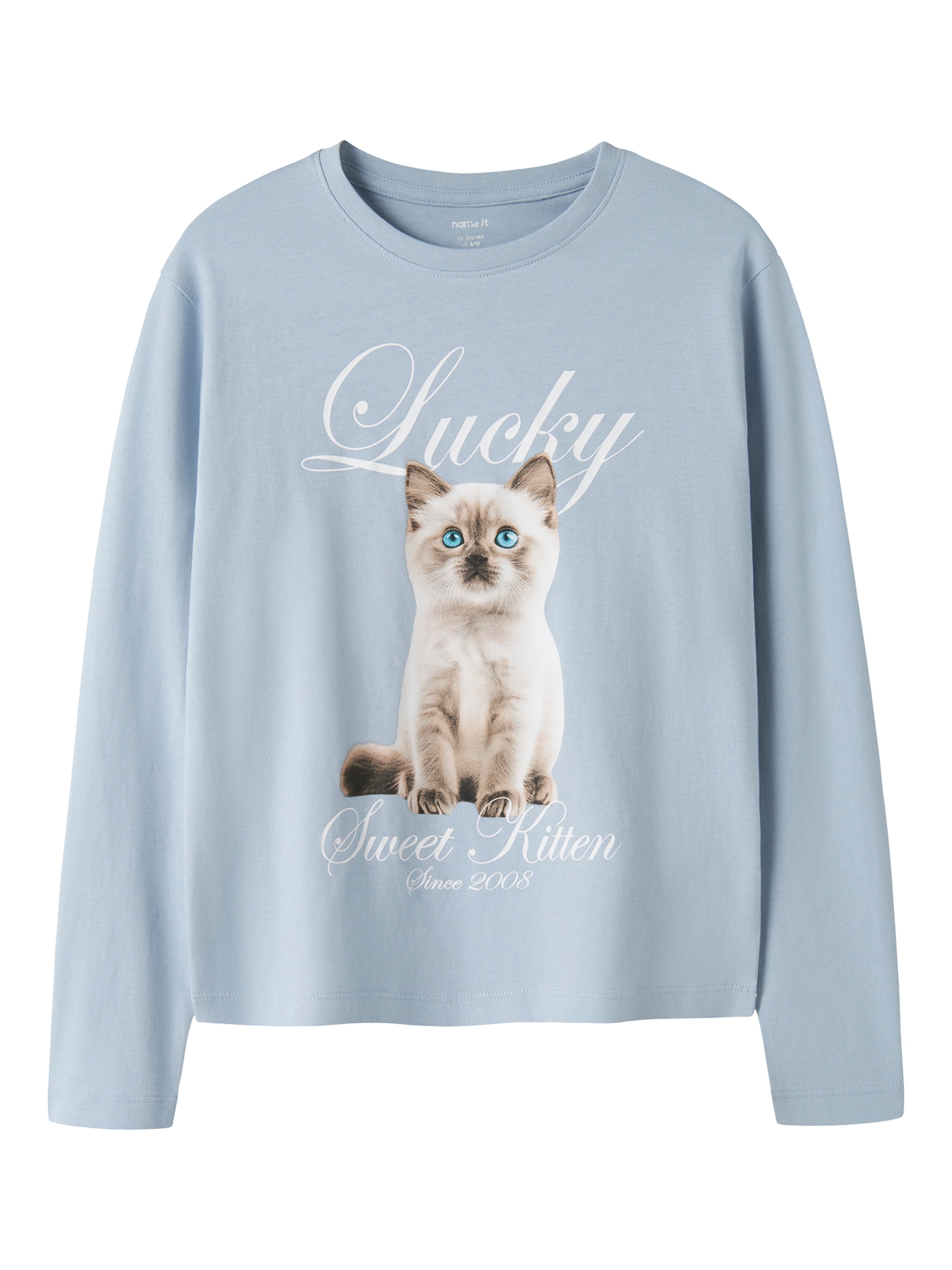 NAME IT - Camiseta 'NKFVotea' en azul: frente