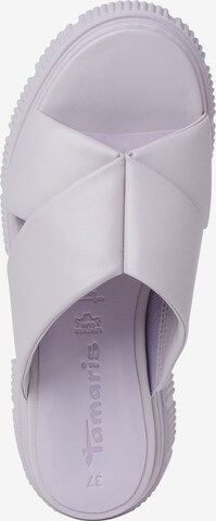 TAMARIS Mules 'Mule Flat' in Purple