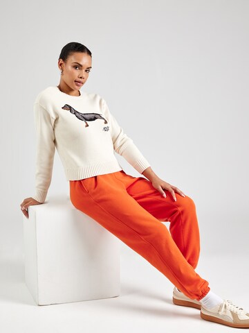 Polo Ralph Lauren Zúžený Kalhoty 'ATHLETIC' – oranžová