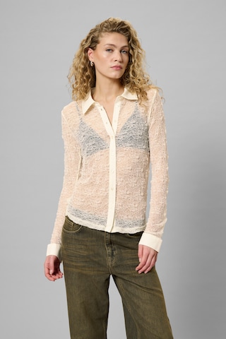 Chemisier 'Rita' My Essential Wardrobe en blanc : devant