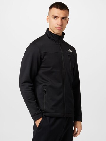 THE NORTH FACE Fleece jacket 'KNAPSACK' in Black: front