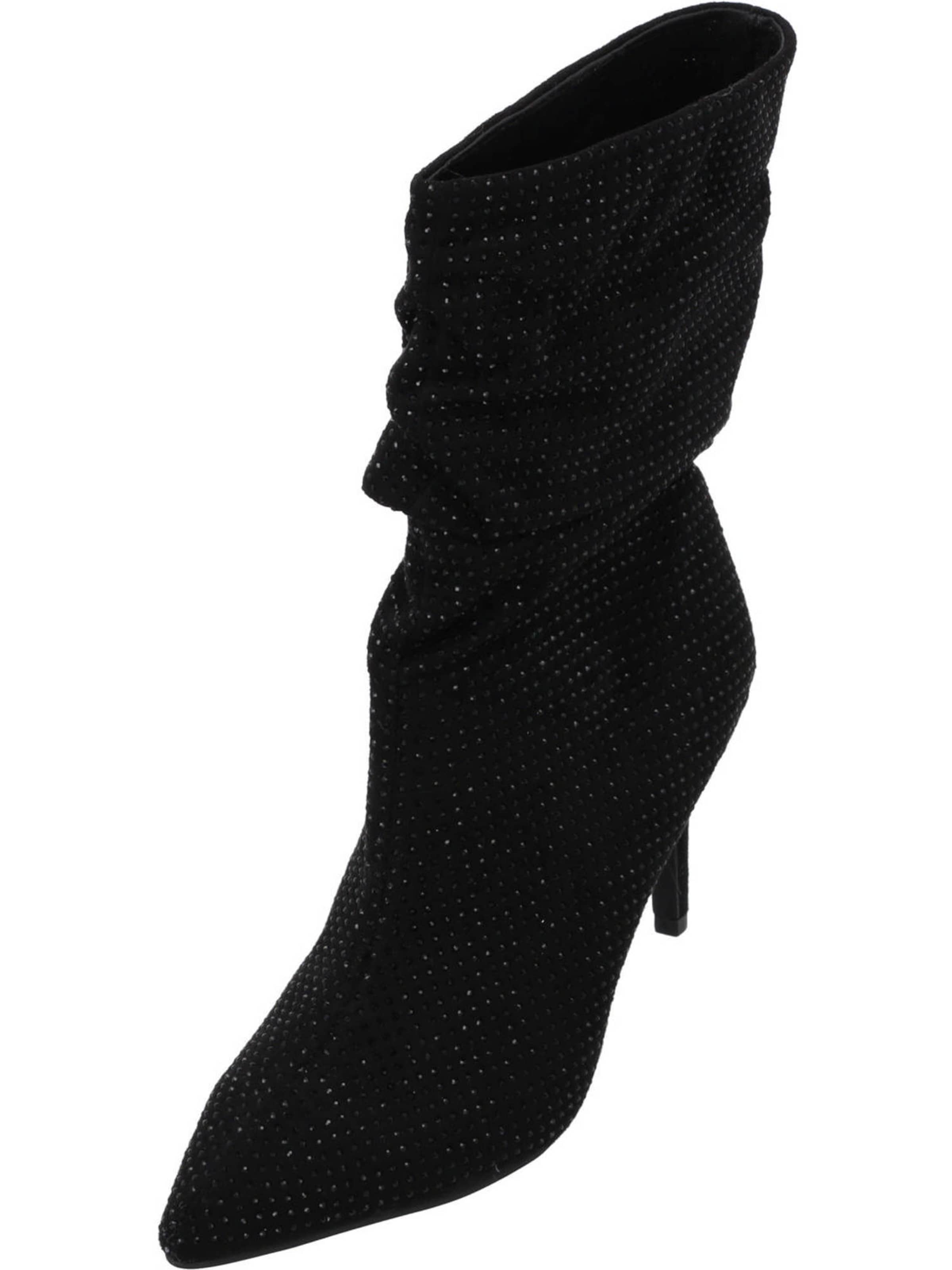 LA STRADA Stiefelette in Schwarz: Vorderseite