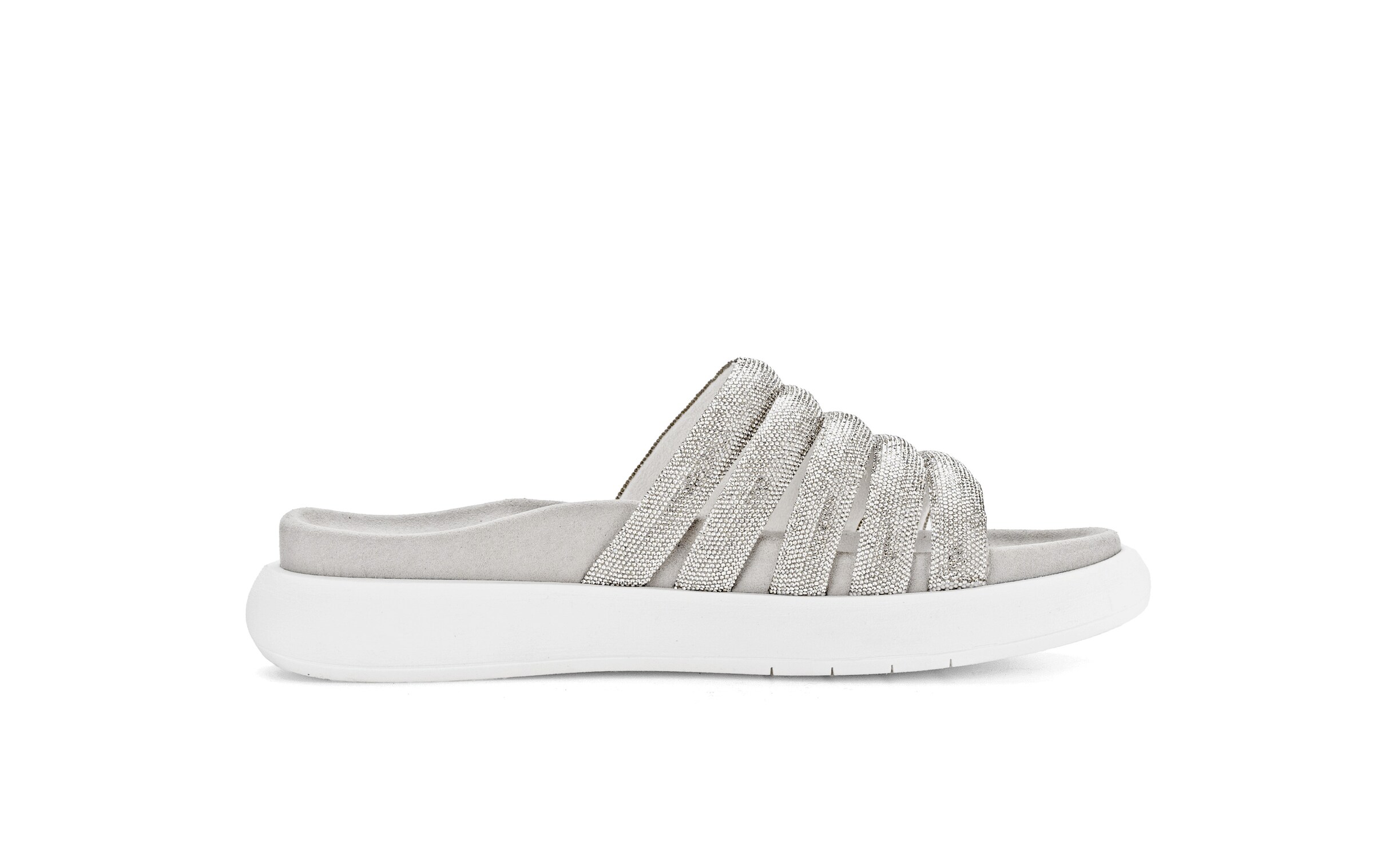 GABOR - Sapato aberto em prata