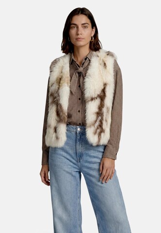 Gilet zero en blanc : devant
