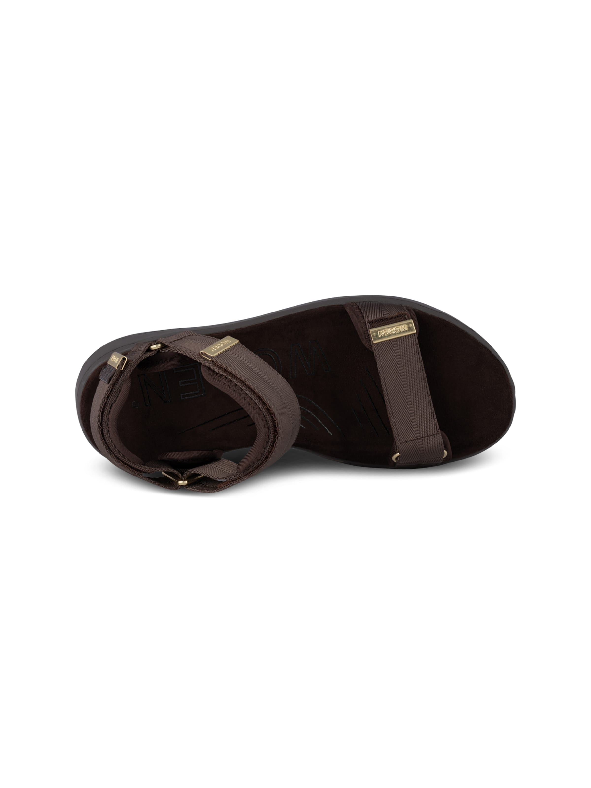 WODEN Sandals 'Line' in Brown