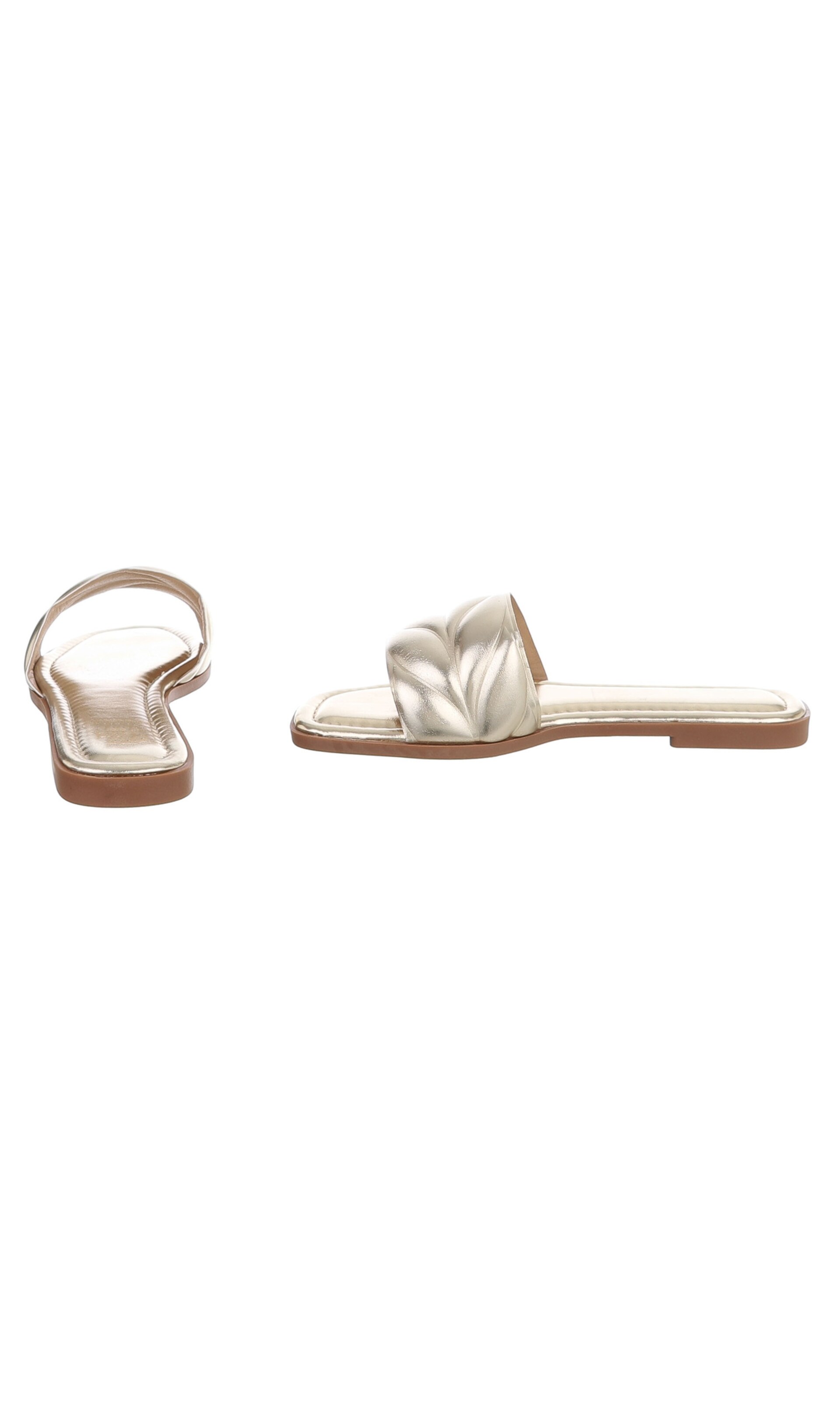 Ital-Design Mules in Gold