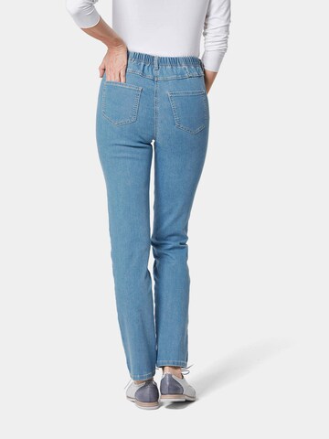 Coupe slim Jean Goldner en bleu