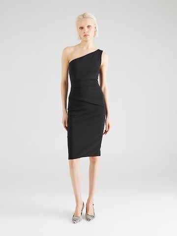 WAL G. - Vestido 'MARGE' en negro: frente