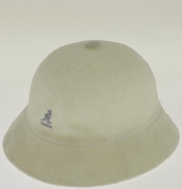 KANGOL Hut oder Mütze XL in Weiß: predná strana