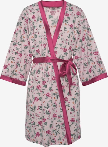 Robe de chambre LASCANA en rose : devant