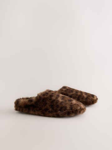 Next - Zapatillas de casa en marrón
