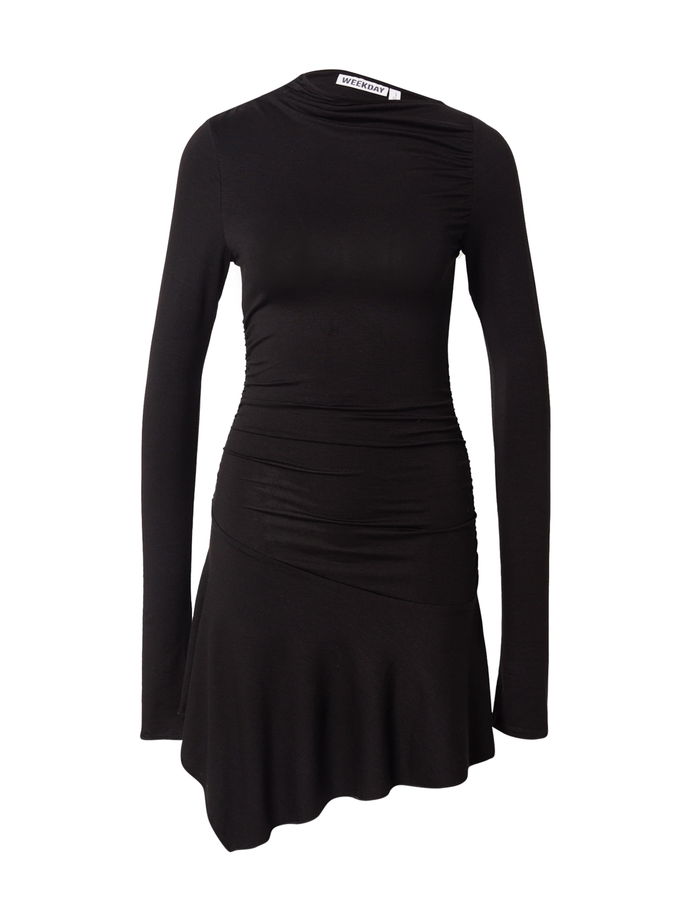 WEEKDAY Kjole 'Molly ' i sort: forside