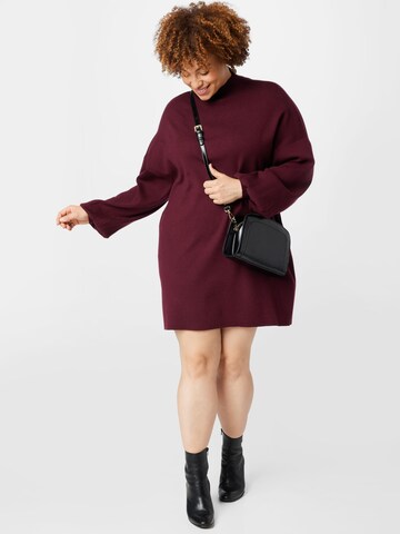 Robes en maille 'Nancy' Vero Moda Curve en rouge