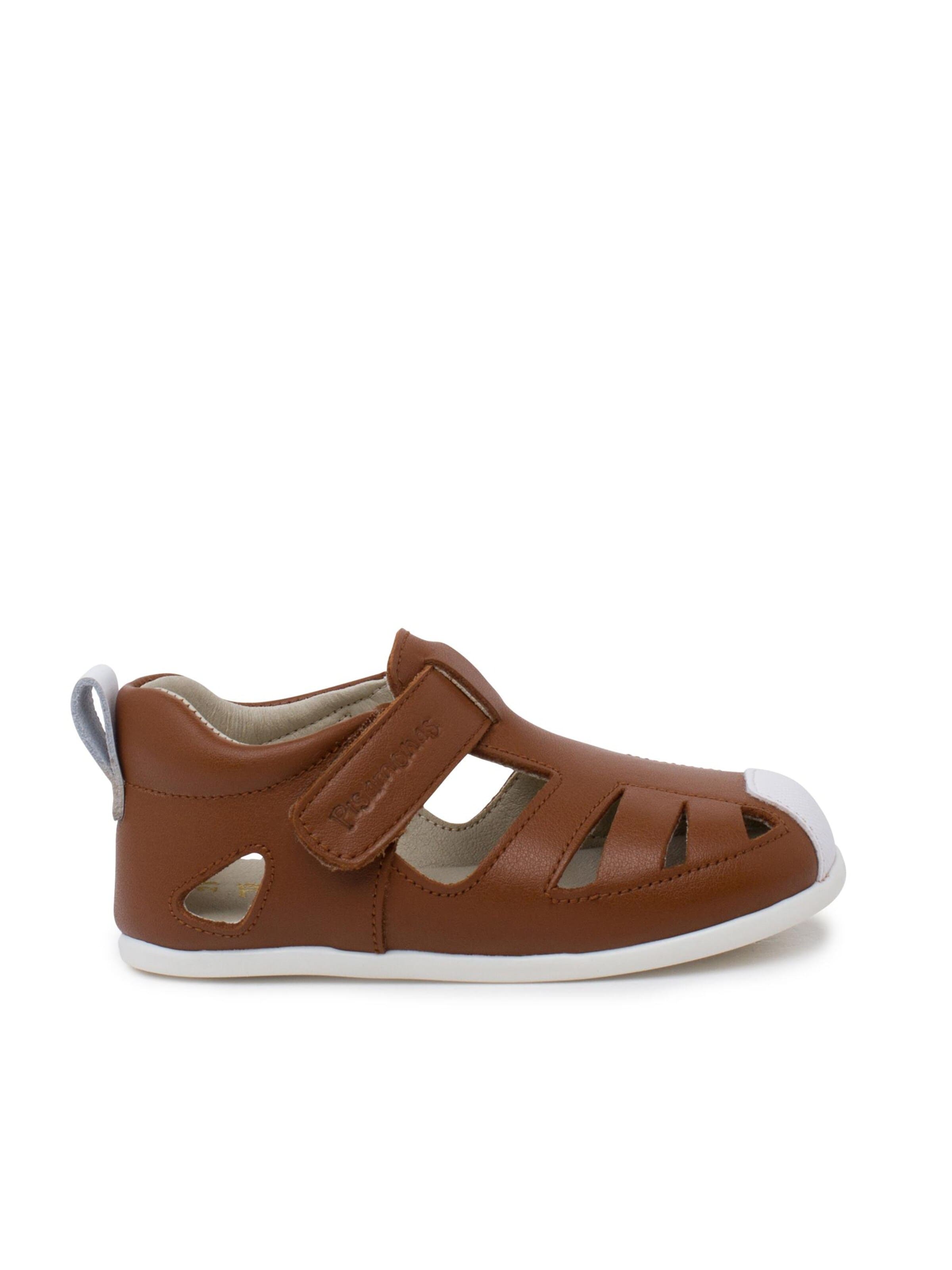 Pisamonas First-Step Shoes in Brown