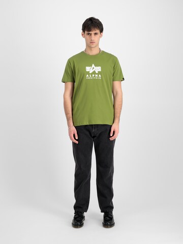 ALPHA INDUSTRIES Shirt in Groen