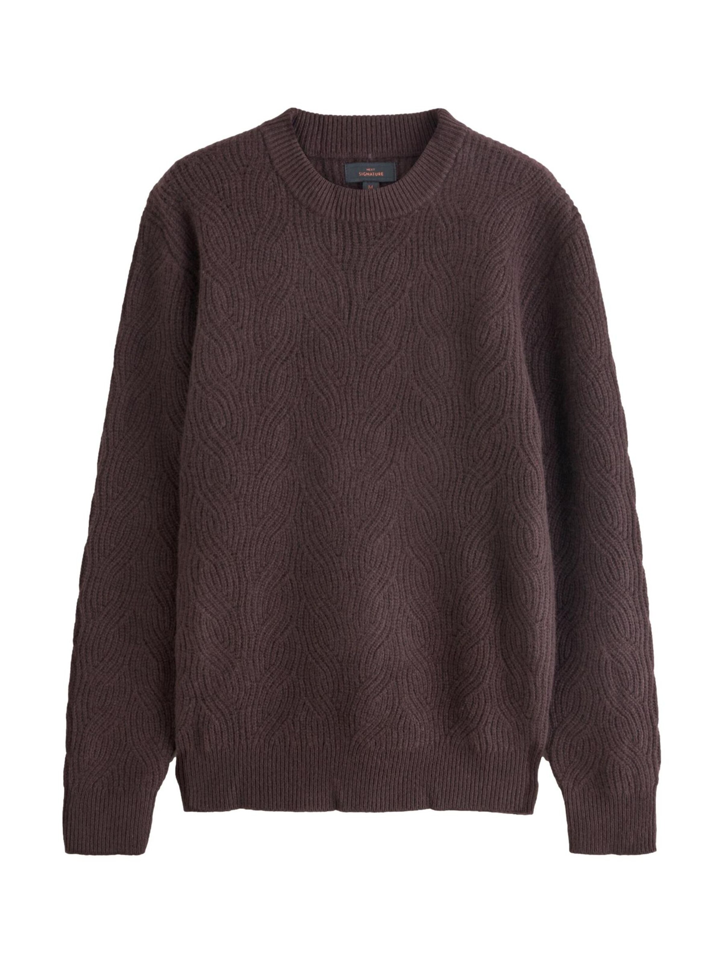 Next Pull-over en bourgogne, Vue avec produit