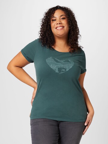 zaļš Ragwear Plus T-Krekls: no priekšpuses