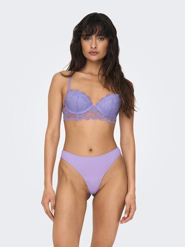 ONLY Push-up Bra 'Sara' in Purple