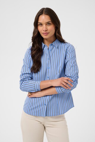 Kaffe - Camisa em azul: frente