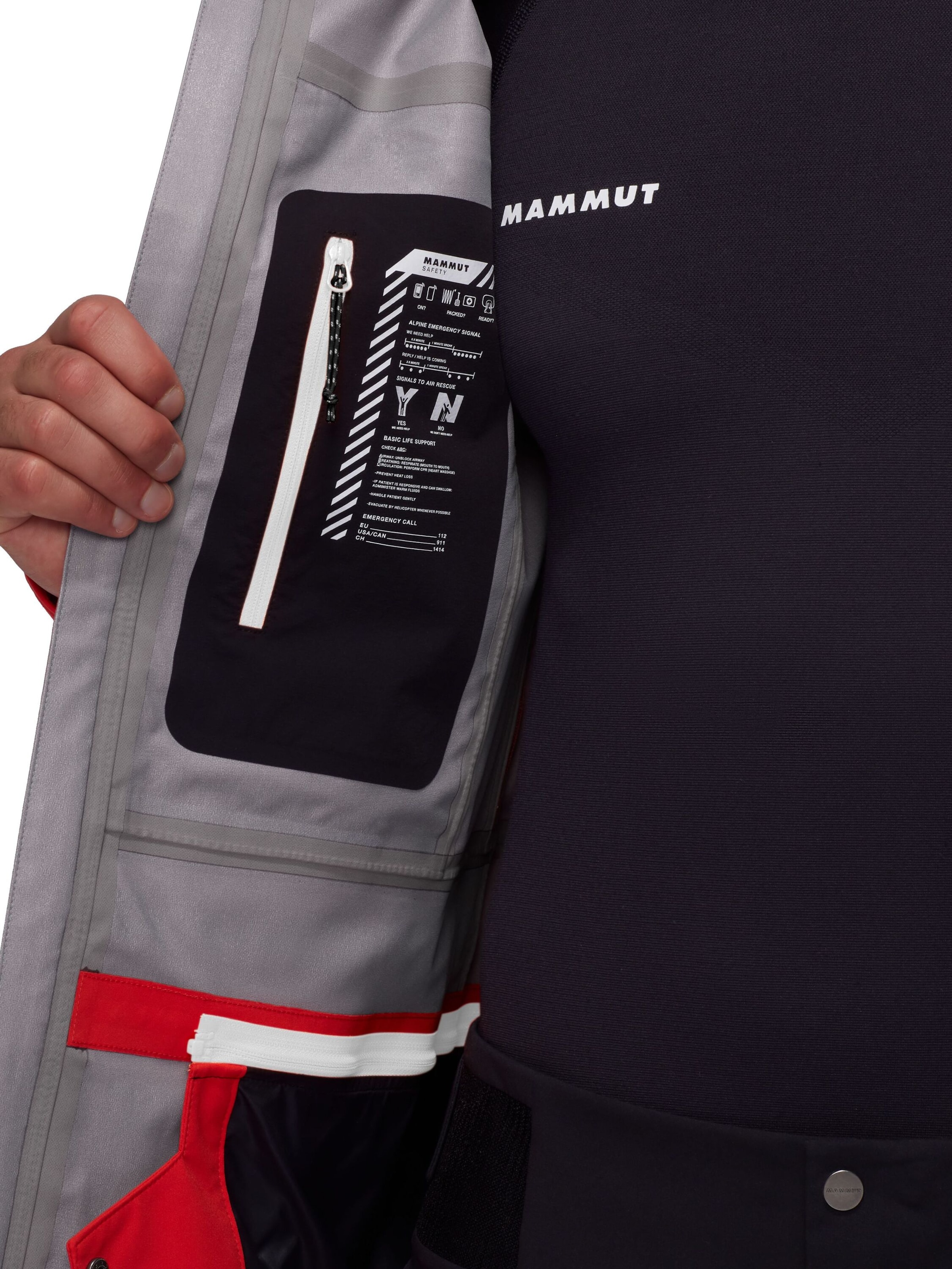 MAMMUT Athletic Jacket 'Stoney' in Red