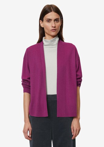 Marc O'Polo Knit Cardigan in Purple: front