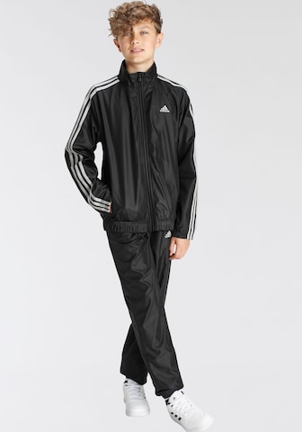 ADIDAS PERFORMANCE Trainingspak 'Essentials' in Zwart: voorkant