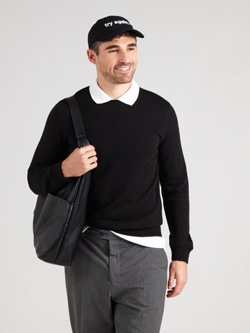 Karl Lagerfeld Bluzka sportowa w kolorze czarny: przód