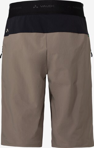 VAUDE Regular Workout Pants 'Moab Pro' in Beige