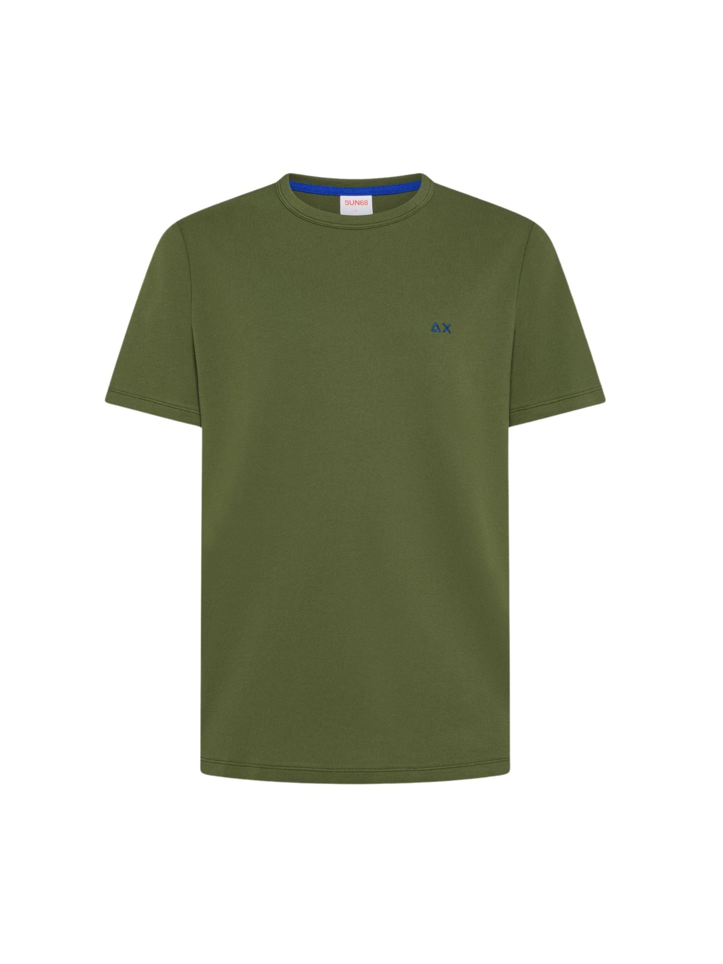 T-Shirt SUN68 en vert : devant